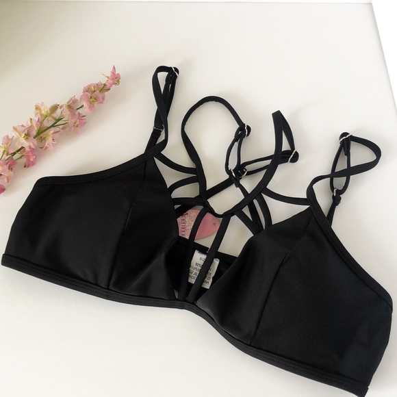 Anemone Black bikini top - Picture 2 of 8